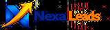 Nexa Leads logo with blue N icon and orange upward arrow